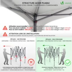 Tonnelle De Jardin Arquee 3x3m Pliable Avec Porte Et Fenetre Amovible Vert(Tonnelle De Jardin Arquee 3x3m Pliable Avec Porte Et Fenetre Amovible Vert) -Boutique Vounot 03 WaterproofRatingWarning 73f9fb2f 265a 4c7a a345 a540af7691af 3