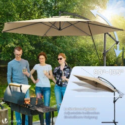 Parasol Deporte 3M Avec Housse De Protection Et Sangle De Fixation Kaki(Parasol Deporte 3m Avec Housse De Protection Et Sangle De Fixation Kaki) -Boutique Vounot 03 5513c47b fadc 40cb a1a0 e232a2a7d1e7