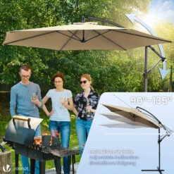 Parasol Deporte 3M Kaki Avec Housse De Protection(Parasol Deporte 3m Kaki Avec Housse De Protection) -Boutique Vounot 03 a82785a2 82e9 40d7 91a8 1a46d423534e