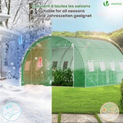 Serre De Jardin Tunnel 12m2 En Acier Galvanise(Serre De Jardin Tunnel 12m2 En Acier Galvanise) 9 Serre De Jardin Tunnel 12m2 En Acier Galvanise(Serre De Jardin Tunnel 12m2 En Acier Galvanise) -Boutique Vounot 03 b6864d00 edcd 4cc9 8e6d fc48686c225d
