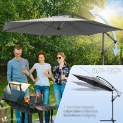 Parasol Deporte 3M Gris Fonce Avec Housse De Protection(Parasol Deporte 3m Gris Fonce Avec Housse De Protection) -Boutique Vounot 03 c3291fdc 8d02 4f62 8225 dd981a54fef4