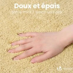 Tapis De Bain Antidérapant Microfibre 60x110cm Beige(Tapis De Bain Antiderapant Microfibre 60x110cm Beige 1) -Boutique Vounot 03 c4eee7d9 f83c 4f30 a189 fa7eb56cf21f 6