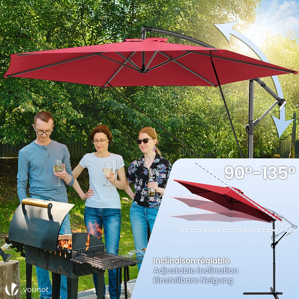 Parasol Deporte 3M Avec Housse De Protection Et Sangle De Fixation Rouge(Parasol Deporte 3m Avec Housse De Protection Et Sangle De Fixation Rouge) 3 Parasol Deporte 3M Avec Housse De Protection Et Sangle De Fixation Rouge(Parasol Deporte 3m Avec Housse De Protection Et Sangle De Fixation Rouge) – Image 3