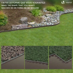 Bordure De Jardin Plastique Flexible 20m Avec Piquets Marron Bordé De Vert Clair(Bordure De Jardin Plastique Flexible 20m Avec Piquets Marron Borde De Vert Clair) 9 Bordure De Jardin Plastique Flexible 20m Avec Piquets Marron Bordé De Vert Clair(Bordure De Jardin Plastique Flexible 20m Avec Piquets Marron Borde De Vert Clair) -Boutique Vounot 03 e83b31db 4703 483b a3c8 434811e6acfa