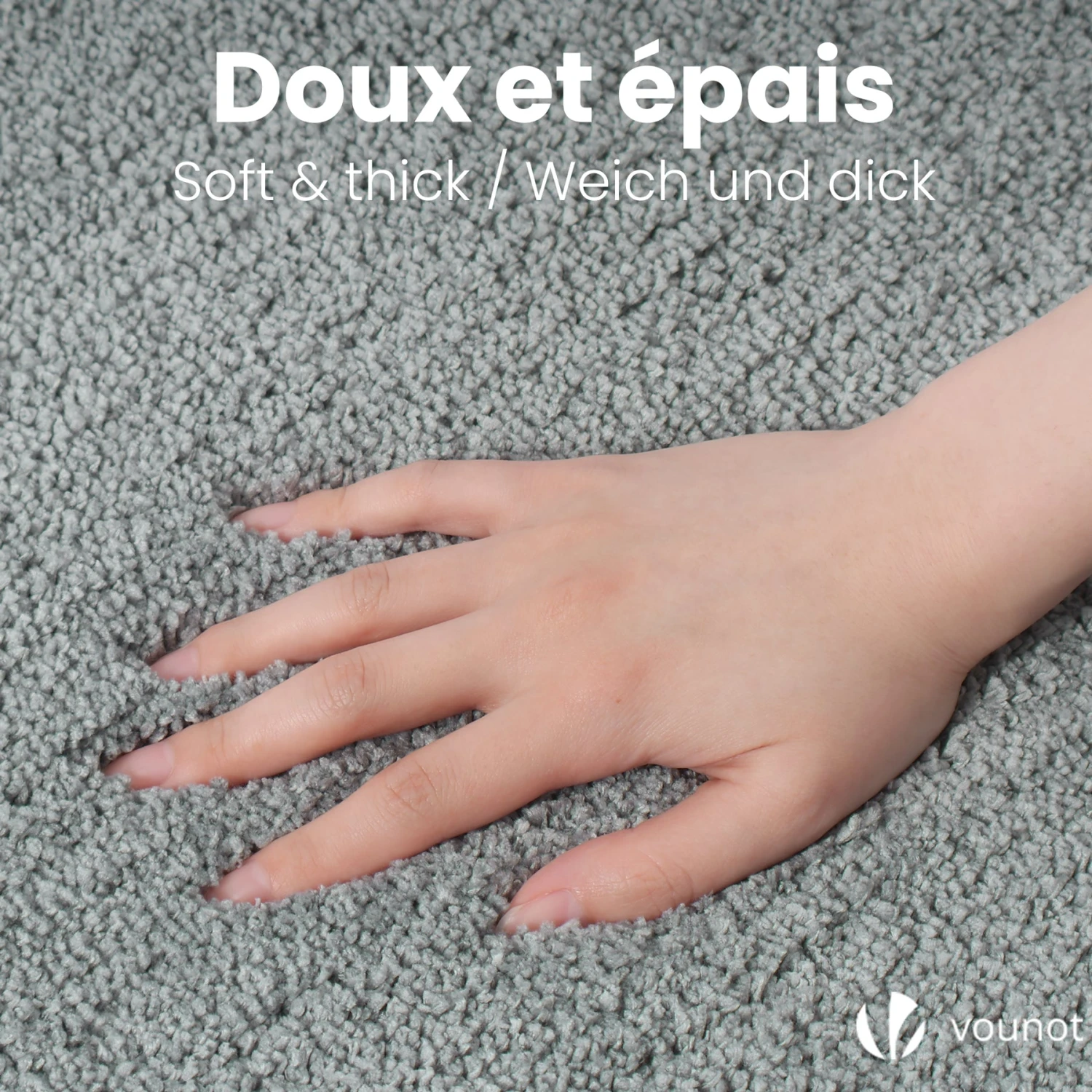 Lot De 2 Tapis De Bain Antidérapant Microfibre 40x60cm Gris(Lot De 2 Tapis De Bain Antiderapant Microfibre 40x60cm Gris 1) 3 Lot De 2 Tapis De Bain Antidérapant Microfibre 40x60cm Gris(Lot De 2 Tapis De Bain Antiderapant Microfibre 40x60cm Gris 1) – Image 3