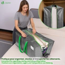 Lot 10 Sacs De Demenagement Grand Format Avec Sangles Et Poignee Gris(Lot 10 Sacs De Demenagement Grand Format Avec Sangles Et Poignee Gris) -Boutique Vounot 04 a3892cd4 6942 442e 8a70 3e167008a276