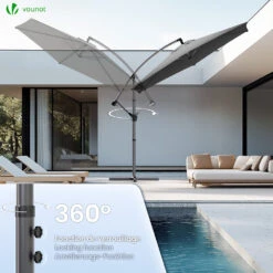 Parasol Deporte 3M Avec Housse De Protection Et Sangle De Fixation Gris(Parasol Deporte 3m Avec Housse De Protection Et Sangle De Fixation Gris) 10 Parasol Deporte 3M Avec Housse De Protection Et Sangle De Fixation Gris(Parasol Deporte 3m Avec Housse De Protection Et Sangle De Fixation Gris) -Boutique Vounot 04 d98427d6 5ef3 4e9d a05e 14c592764bc6