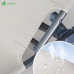 Transat Pare Soleil Textilene Et Range Magazine Lot De 2 Pcs Beige(Transat Pare Soleil Textilene Et Range Magazine Lot De 2 Pcs Beige) -Boutique Vounot 05 308b4b73 3b70 4b53 8bf4 2c3b8af6c82a