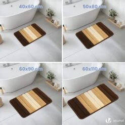 Tapis De Bain Antidérapant Microfibre Motif Dégradé 50x80cm Beige(Tapis De Bain Antiderapant Microfibre Motif Degrade 50x80cm Beige 1) -Boutique Vounot 05 9fe99c8f 2088 4f17 98f3 d49d4a07e1df