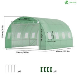 Serre De Jardin Tunnel 12m2 En Acier Galvanise(Serre De Jardin Tunnel 12m2 En Acier Galvanise) 11 Serre De Jardin Tunnel 12m2 En Acier Galvanise(Serre De Jardin Tunnel 12m2 En Acier Galvanise) -Boutique Vounot 05 a30edba3 afba 4112 8236 d91af706e8b0