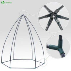 Serre De Jardin Hivernage Dome Avec Bache PE 160x160x180cm Blanc(Serre De Jardin Hivernage Dome Avec Bache Pe 160x160x180cm Blanc) -Boutique Vounot 06 3cd38d00 5eac 4ceb b131 74d89bc2685a