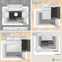 Tapis De Salon Poils Ras Doux Antiderapant 240x340cm Uni Beige(Tapis De Salon Poils Ras Doux Antiderapant 240x340cm Uni Beige) -Boutique Vounot 06 4aebecf3 f1b3 4306 afff 3bb4b6a6c4a0 5