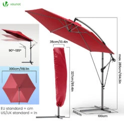 Parasol Deporte 3M Avec Housse De Protection Et Sangle De Fixation Rouge(Parasol Deporte 3m Avec Housse De Protection Et Sangle De Fixation Rouge) 12 Parasol Deporte 3M Avec Housse De Protection Et Sangle De Fixation Rouge(Parasol Deporte 3m Avec Housse De Protection Et Sangle De Fixation Rouge) -Boutique Vounot 06 4d8209f3 fdc3 49d5 9388 1beb94ab8aea