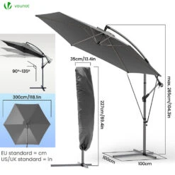 Parasol Deporte 3M Avec Housse De Protection Et Sangle De Fixation Gris(Parasol Deporte 3m Avec Housse De Protection Et Sangle De Fixation Gris) 12 Parasol Deporte 3M Avec Housse De Protection Et Sangle De Fixation Gris(Parasol Deporte 3m Avec Housse De Protection Et Sangle De Fixation Gris) -Boutique Vounot 06 a787e522 dab0 4b5b 80a9 a018236705f2