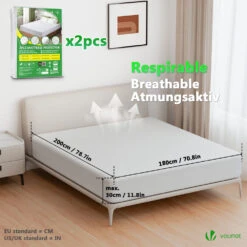 Lot De 2 Protège Matelas Alèse Impermeable Avec Jupe Elastiquee 180x200x30cm(Lot De 2 Protege Matelas Alese Impermeable Avec Jupe Elastiquee 180x200x30cm) 12 Lot De 2 Protège Matelas Alèse Impermeable Avec Jupe Elastiquee 180x200x30cm(Lot De 2 Protege Matelas Alese Impermeable Avec Jupe Elastiquee 180x200x30cm) -Boutique Vounot 06 a98791d3 8236 40ba bd90 95ff2c394a6a