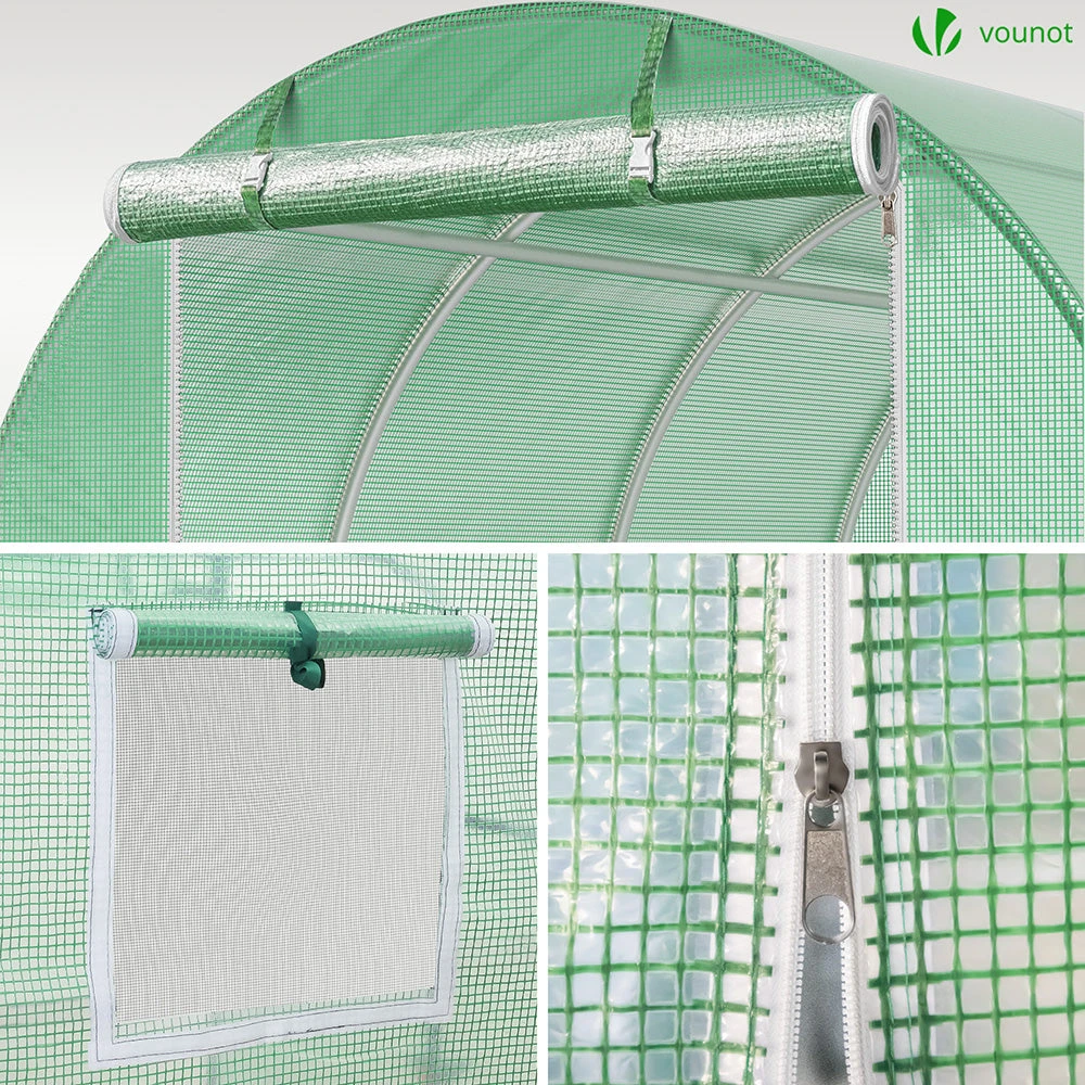 Serre De Jardin Tunnel 6m2 En Acier Galvanise(Serre De Jardin Tunnel 6m2 En Acier Galvanise) 6 Serre De Jardin Tunnel 6m2 En Acier Galvanise(Serre De Jardin Tunnel 6m2 En Acier Galvanise) – Image 6