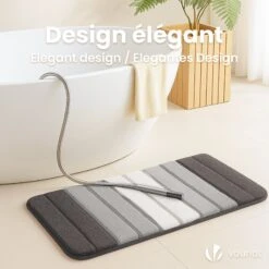 Lot De 2 Tapis De Bain Antidérapant Microfibre Motif Dégradé 50x80cm Gris(Lot De 2 Tapis De Bain Antiderapant Microfibre Motif Degrade 50x80cm Gris) 13 Lot De 2 Tapis De Bain Antidérapant Microfibre Motif Dégradé 50x80cm Gris(Lot De 2 Tapis De Bain Antiderapant Microfibre Motif Degrade 50x80cm Gris) -Boutique Vounot 07 358bd250 95ee 4b28 8e01 98979cf7e0b9 4