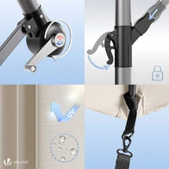 Parasol Deporte 3M Avec Housse De Protection Et Sangle De Fixation Beige(Parasol Deporte 3m Avec Housse De Protection Et Sangle De Fixation Beige) 13 Parasol Deporte 3M Avec Housse De Protection Et Sangle De Fixation Beige(Parasol Deporte 3m Avec Housse De Protection Et Sangle De Fixation Beige) -Boutique Vounot 07 4bde035b e11e 493c 97aa 3cd6806fc949