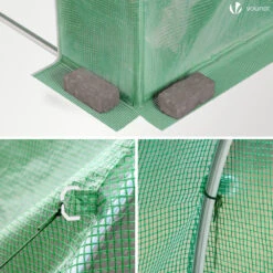 Serre De Jardin Tunnel 9m2 En Acier Galvanise(Serre De Jardin Tunnel 9m2 En Acier Galvanise) -Boutique Vounot 07 52c482bf 4de4 42f0 a5a5 84f7f4e31e9e