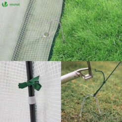 Serre De Jardin Hivernage Dome Avec Bache PE 160x160x180cm Blanc(Serre De Jardin Hivernage Dome Avec Bache Pe 160x160x180cm Blanc) -Boutique Vounot 07 62769137 7615 46eb 869d 9ff9b9b5581b