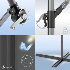 Parasol Deporte 3M Gris Fonce Avec Housse De Protection(Parasol Deporte 3m Gris Fonce Avec Housse De Protection) -Boutique Vounot 07 ae2bdb94 f203 4d4e 8064 a7eef94a9a1c