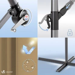 Parasol Deporte 3M Kaki Avec Housse De Protection(Parasol Deporte 3m Kaki Avec Housse De Protection) -Boutique Vounot 07 f3d11fb5 8b26 4c9c a13c 023dba3fcece