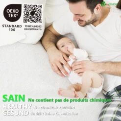 Lot De 2 Protège Matelas Alèse Impermeable Avec Jupe Elastiquee 90x200x30cm(Lot De 2 Protege Matelas Alese Impermeable Avec Jupe Elastiquee 90x200x30cm) -Boutique Vounot 07 fb81b807 4f08 4d78 b493 a234c219913c