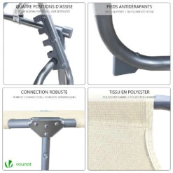 Transat Pare Soleil Beige(Transat Pare Soleil Beige) 11 Transat Pare Soleil Beige(Transat Pare Soleil Beige) -Boutique Vounot 1000 100 4