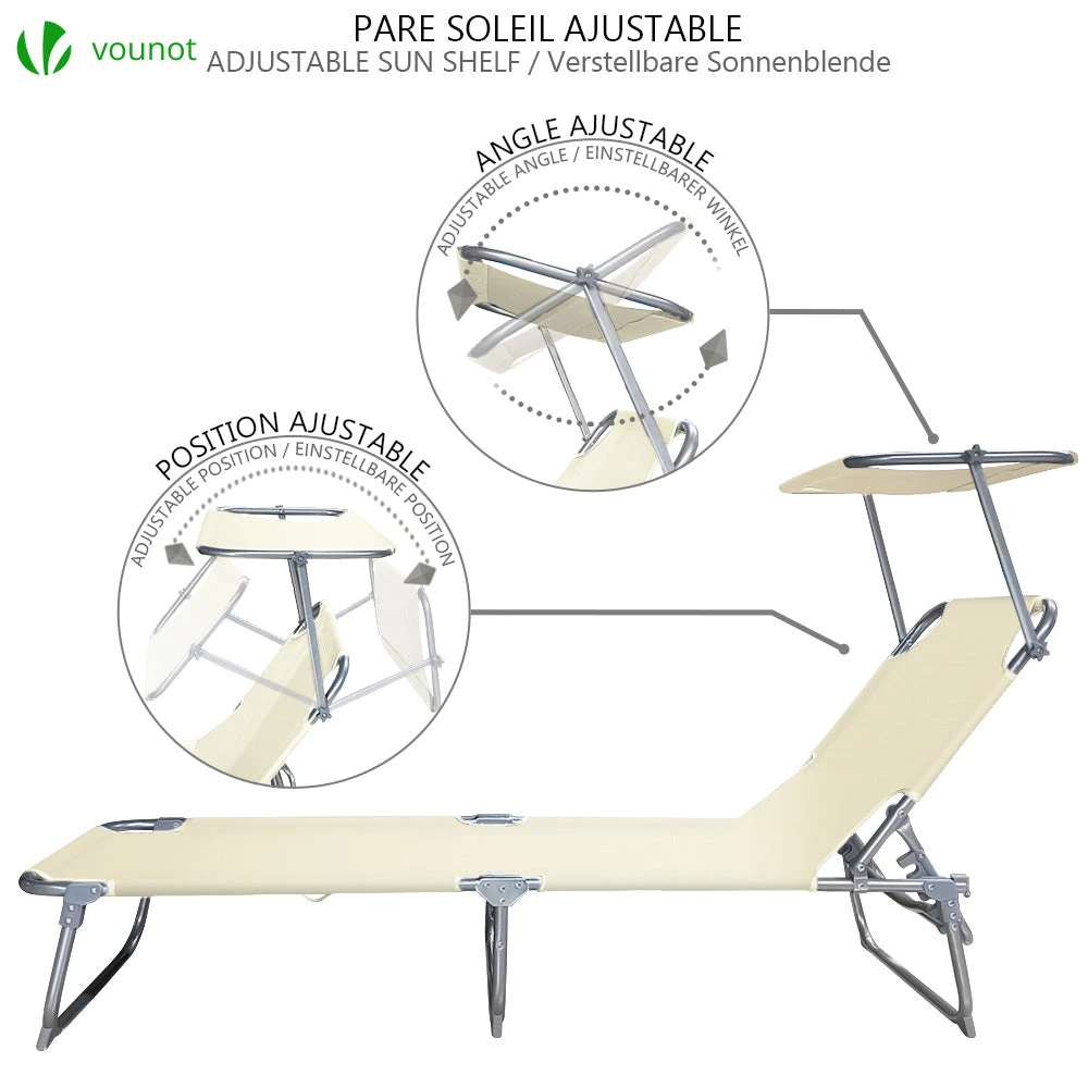 Transat Pare Soleil Beige(Transat Pare Soleil Beige) 3 Transat Pare Soleil Beige(Transat Pare Soleil Beige) – Image 3