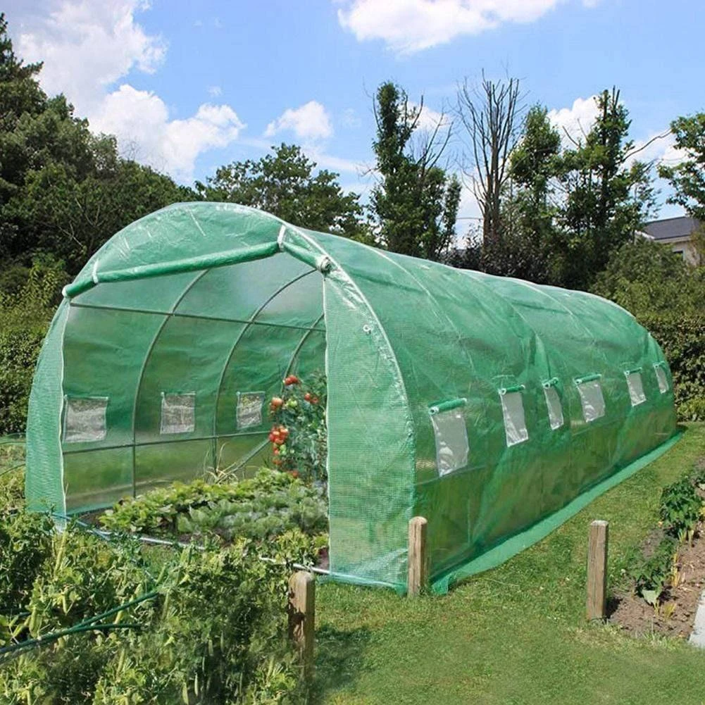 Grande Serre De Jardin 18m2 En Acier Galvanisé - Taille : 6x3x2M(Grande Serre De Jardin 18m2 En Acier Galvanise Taille 6x3x2m) 2 Grande Serre De Jardin 18m2 En Acier Galvanisé - Taille : 6x3x2M(Grande Serre De Jardin 18m2 En Acier Galvanise Taille 6x3x2m) – Image 2