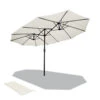 Parasol Jardin Double Aluminium 270 X 460 Cm Beige(Parasol Jardin Double Aluminium 270 X 460 Cm Beige 1)