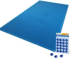 Bache Piscine Rectangulaire En Polyethylene 160 Gr/m2 4x7m Bleue Foncé(Bache Piscine Rectangulaire En Polyethylene 160 Gr M2 4x7m Bleue Fonce)