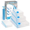 Sac De Rangement Sous Vide Aspirateur Avec Pompe Lot De 13 Pcs(Sac De Rangement Sous Vide Aspirateur Avec Pompe Lot De 13 Pcs)
