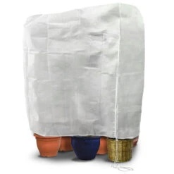 Housse D'Hivernage Plante Avec Cordon Et Zipper Polypropylème 150g/m² 250x360cm Blanc(Housse Dhivernage Plante Avec Cordon Et Zipper Polypropyleme 150g M 250x360cm Blanc)