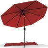Parasol Inclinable 2.70 X 2.40m Avec Housse De Protection Rouge(Parasol Inclinable 2 70 X 2 40m Avec Housse De Protection Rouge)