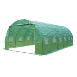 Grande Serre De Jardin 18m2 En Acier Galvanisé - Taille : 6x3x2M(Grande Serre De Jardin 18m2 En Acier Galvanise Taille 6x3x2m)