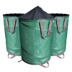 Lot De 3 Sac De Jardin Pop Up En Polyéthylène Avec Poignées(Lot De 3 Sac De Jardin Pop Up En Polyethylene Avec Poignees)
