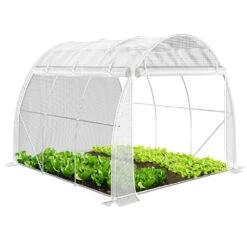 Serre De Jardin Toute Saison 6m2 Avec Portes Laterales(Serre De Jardin Toute Saison 6m2 Avec Portes Laterales)