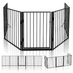 Barriere De Securite Grande Version 3M 5 Panneaux Noire(Barriere De Securite Grande Version 3m 5 Panneaux Noire)