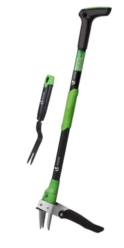 Desherbeur Manuel Avec Fourchette à Main Extracteur De Mauvaises Herbes Longue Manche 100 Cm(Desherbeur Manuel Avec Fourchette A Main Extracteur De Mauvaises Herbes Longue Manche 100 Cm)