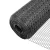 Grillage A Poule Avec Fils 25mm En PVC Gaine Gris 1x50M(Grillage A Poule Avec Fils 25mm En Pvc Gaine Gris 1x50m)