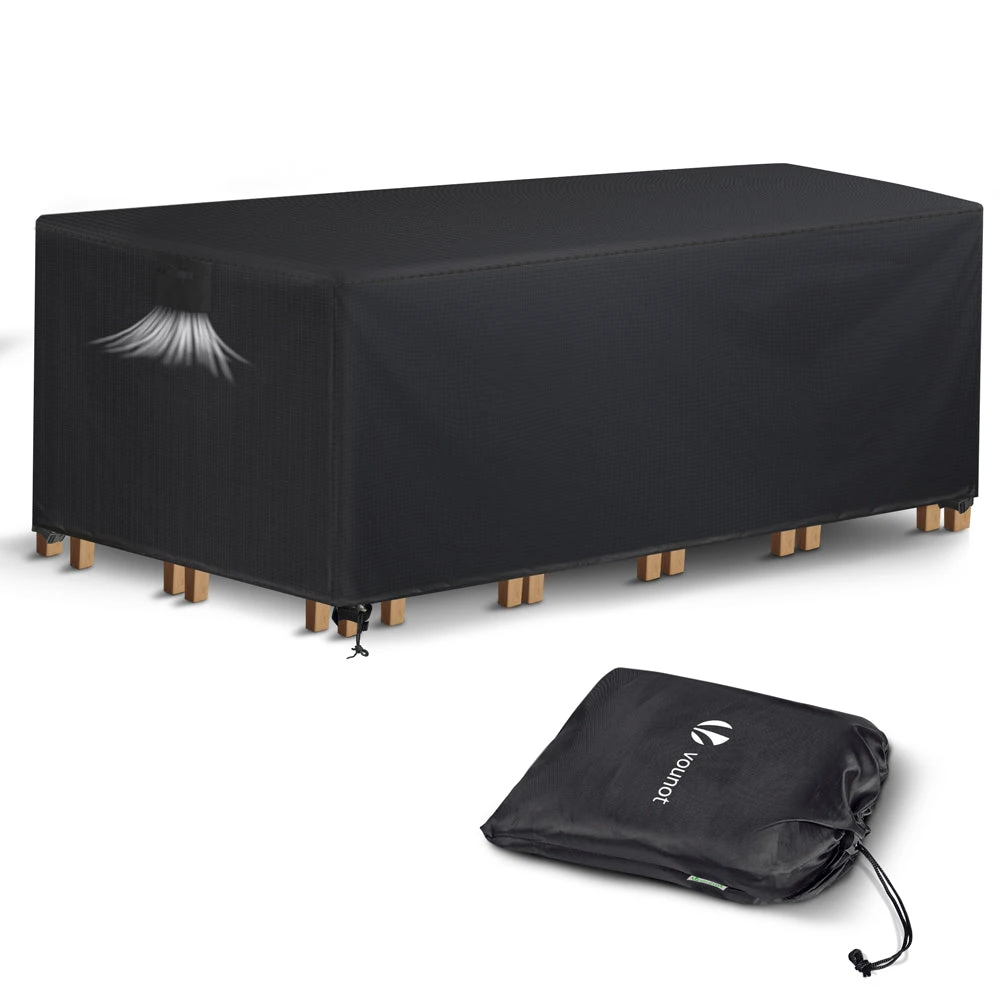 Housse Salon De Jardin Bache De Protection 420D 242x162x73cm Noire(Housse Salon De Jardin Bache De Protection 420d 242x162x73cm Noire 1) 1 Housse Salon De Jardin Bache De Protection 420D 242x162x73cm Noire(Housse Salon De Jardin Bache De Protection 420d 242x162x73cm Noire 1)