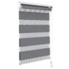 Store Enrouleur Jour Nuit Double 90x150cm Gris(Store Enrouleur Jour Nuit Double 90x150cm Gris)