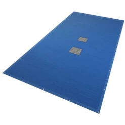 Bache Piscine Rectangulaire Double Couche En Polyethylene 160 Gr/m2 Avec Filet Ecoulement 4x9m Bleue(Bache Piscine Rectangulaire Double Couche En Polyethylene 160 Gr M2 Avec Filet Ecoulement 4x9m Bleue 1)