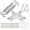 Kit De Fixation 24pcs Pour Voile Ombrage(Kit De Fixation 24pcs Pour Voile Ombrage)