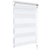 Store Enrouleur Jour Nuit Double 50x150cm Blanc(Store Enrouleur Jour Nuit Double 50x150cm Blanc)