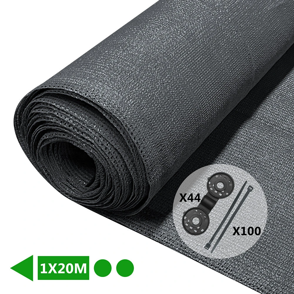 Brise Vue Occultant En HDPE 90g/m² 1x20m Avec Attaches De Fixation Anthracite(Brise Vue Occultant En Hdpe 90g M 1x20m Avec Attaches De Fixation Anthracite) 1 Brise Vue Occultant En HDPE 90g/m² 1x20m Avec Attaches De Fixation Anthracite(Brise Vue Occultant En Hdpe 90g M 1x20m Avec Attaches De Fixation Anthracite)