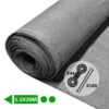 Brise Vue Occultant En HDPE 150g/m² 1.5x20m Avec Attaches De Fixation Gris(Brise Vue Occultant En Hdpe 150g M 1 5x20m Avec Attaches De Fixation Gris)