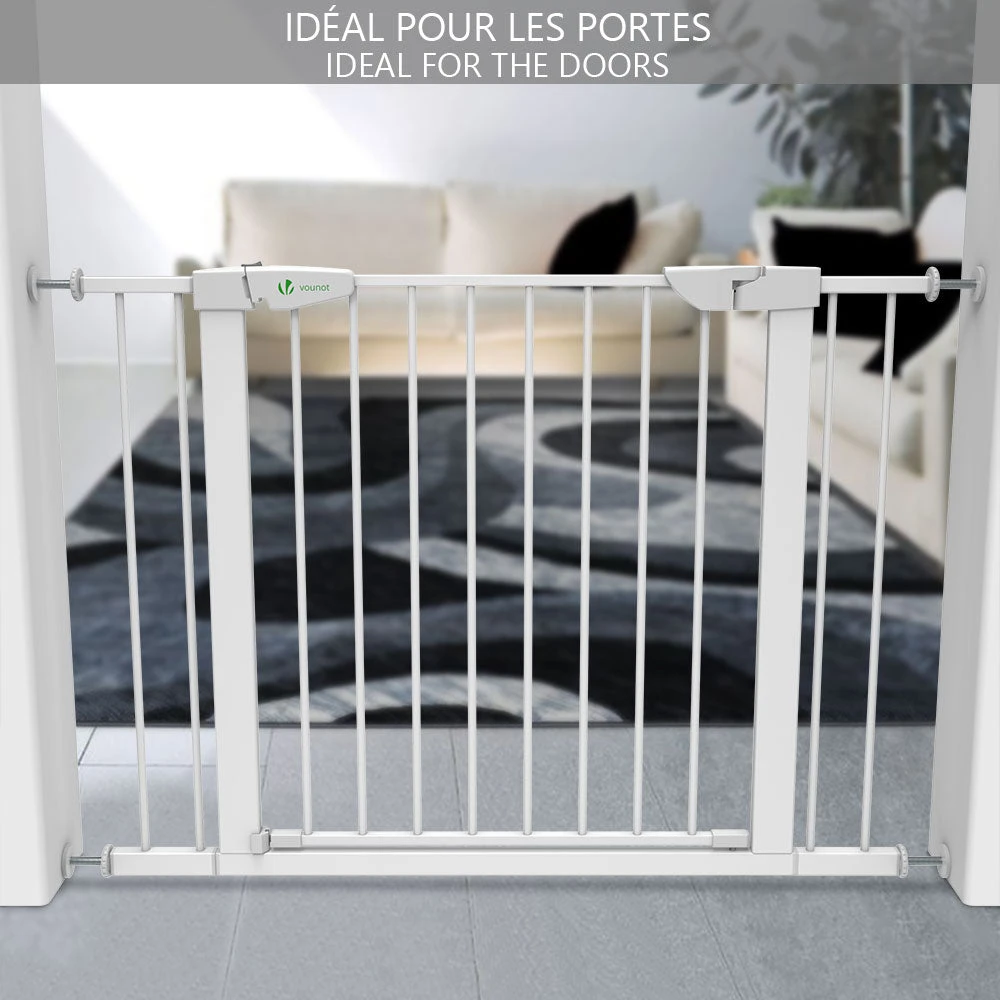 Barriere De Securite Porte Et Escalier 100-108cm Blanc Pour Animaux(Barriere De Securite Porte Et Escalier 100 108cm Blanc Pour Animaux) 2 Barriere De Securite Porte Et Escalier 100-108cm Blanc Pour Animaux(Barriere De Securite Porte Et Escalier 100 108cm Blanc Pour Animaux) – Image 2