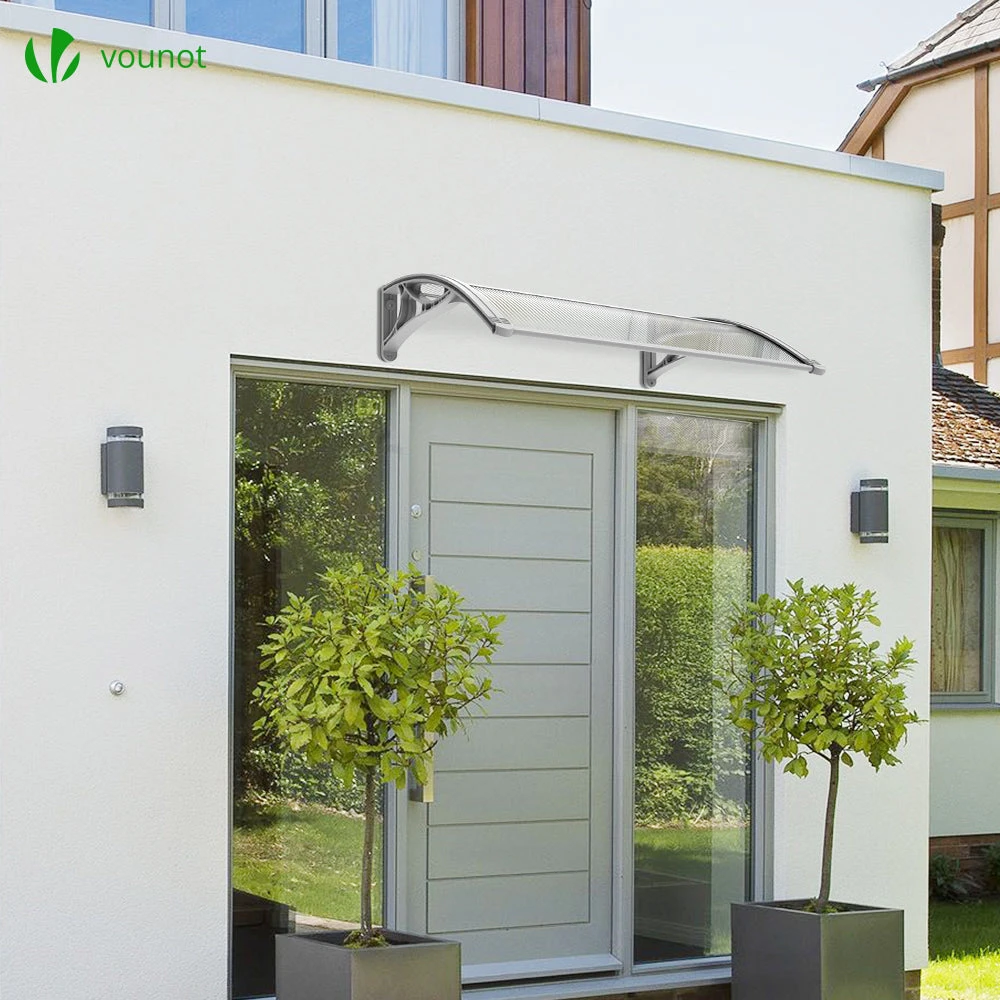 Auvent De Porte Marquise 100x80 Cm Transparent En Polycarbonate Anti UV(Auvent De Porte Marquise 100x80 Cm Transparent En Polycarbonate Anti Uv 1) 2 Auvent De Porte Marquise 100x80 Cm Transparent En Polycarbonate Anti UV(Auvent De Porte Marquise 100x80 Cm Transparent En Polycarbonate Anti Uv 1) – Image 2